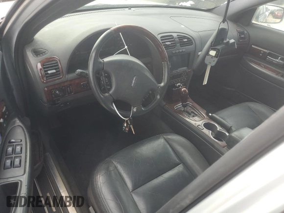 2001 Lincoln LS Sport with VIN 1LNHM87A11Y711788, listed as a Copart auction lot 78407784 with Not Provided miles and Non Repairable. Bid and sale history available at carsss.com. Image 8.