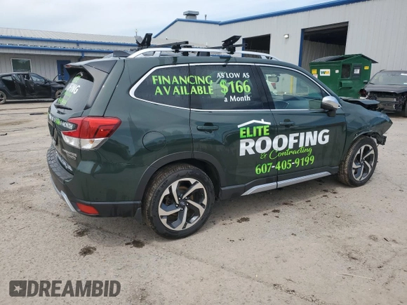 2024 Subaru Forester Touring with VIN JF2SKAMC8RH432381, listed as a Copart auction lot 56957295 with 62,132 mi miles and Salvage title. Bid and sale history available at DreamBid. Image 3.