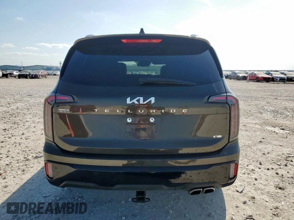 2024 Kia Telluride EX with VIN 5XYP3DGC6RG428871, listed as a Copart auction lot 60155385 with 28,189 mi miles and Salvage title. Bid and sale history available at DreamBid. Image 6.