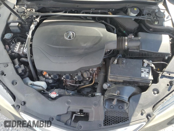 2016 Acura TLX V6 with VIN 19UUB2F34GA004129, listed as a Copart auction lot 49731975 with 129,402 mi miles and Salvage title. Bid and sale history available at DreamBid. Image 12.