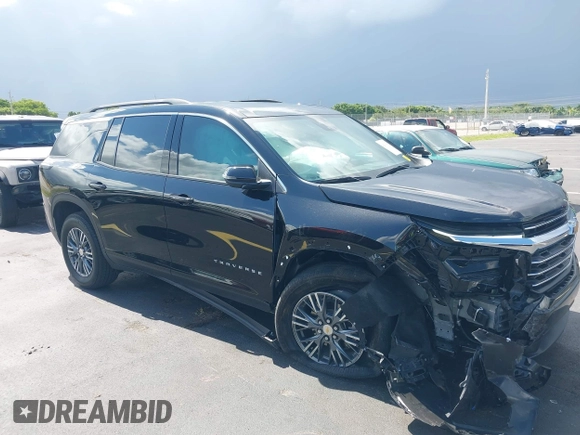 2025 Chevrolet Traverse FWD LT with VIN 1GNERGRS3SJ128679, listed as a IAAI auction lot 42596196 with 28,967 mi miles and . Bid and sale history available at DreamBid. Image 1.