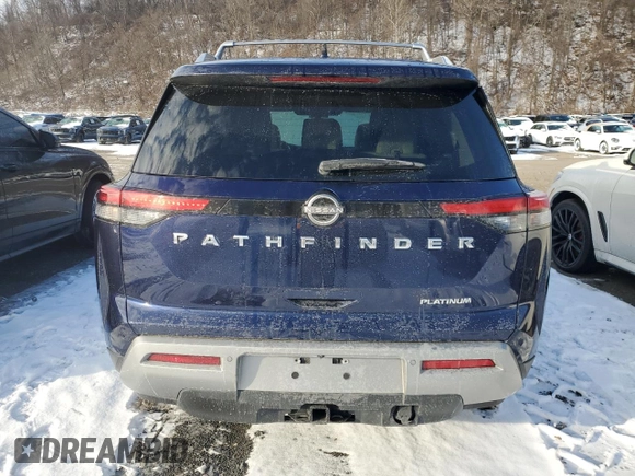 2022 Nissan Pathfinder Platinum z VIN 5N1DR3DH1NC219172, wystawiony jako Copart lot #86689374 z przebiegiem 57 108 mil mil oraz Szkoda całkowita • Salvage title. Historia ofert i sprzedaży dostępna na DreamBid. Obrazek 6.