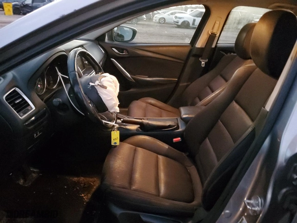 2015 Mazda Mazda6 i Sport with VIN JM1GJ1U62F1168452, listed as a Copart auction lot 79676464 with 164,385 mi miles and Salvage Title. Bid and sale history available at carsss.com. Image 7.