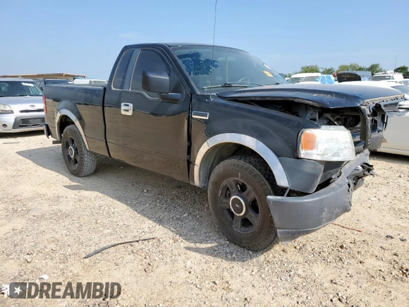 2007 Ford F-150 XL with VIN 1FTRF12297NA34932, listed as a Copart auction lot 60252625 with Not provided miles and Salvage title. Bid and sale history available at DreamBid. Image 4.