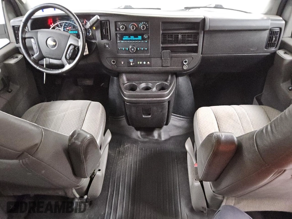 2020 Chevrolet Express Cargo Van with VIN 1GCWGAFG7L1242881, listed as a Copart auction lot 53825035 with 322,801 mi miles and Clean Title. Bid and sale history available at carsss.com. Image 8.