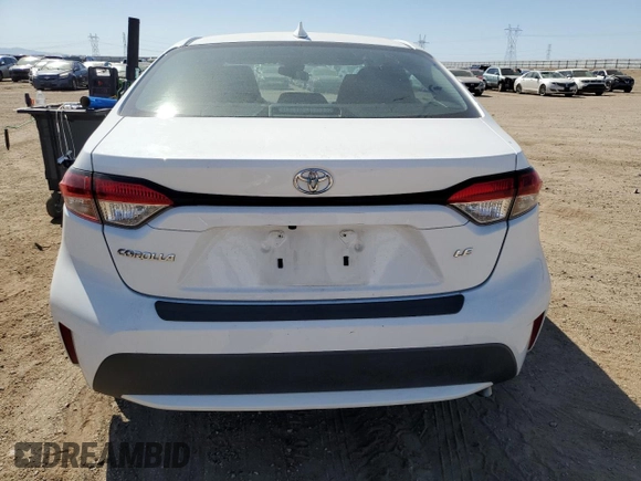 2021 Toyota Corolla LE with VIN 5YFEPMAE0MP211178, listed as a Copart auction lot 52559705 with 59,947 mi miles and Salvage Title. Bid and sale history available at DreamBid. Image 6.