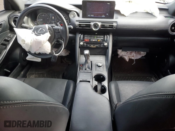 2021 Lexus IS 300 with VIN JTHC81F27M5044864, listed as a Copart auction lot 87612335 with 39,584 mi miles and Salvage title. Bid and sale history available at DreamBid. Image 8.