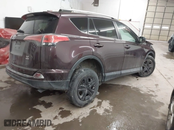 2016 Toyota RAV4 LE with VIN 2T3BFREVXGW482935, listed as a IAAI auction lot 41596534 with 137,205 mi miles. Bid and sale history available at carsss.com. Image 4.