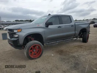 2020 Chevrolet Silverado 1500 Custom Trail Boss with VIN 3GCPYCEF6LG102635, listed as a Copart auction lot 86090994 with 64,881 mi miles and Salvage Title. Bid and sale history available at DreamBid. Image 1.