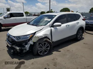 2021 Honda CR-V EX-L with VIN 7FARW1H87ME021669, listed as a Copart auction lot 61585995 with 61,148 mi miles and Non repairable. Bid and sale history available at DreamBid. Image 1.