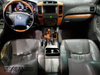 2007 Lexus GX 470 with VIN JTJBT20X870139695, listed as a Copart auction lot 67362474 with 222,269 mi miles and Salvage Title. Bid and sale history available at carsss.com. Image 8.