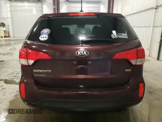 2015 Kia Sorento LX with VIN 5XYKT3A62FG645594, listed as a Copart auction lot 47445705 with 77,952 mi miles and Clean Title. Bid and sale history available at DreamBid. Image 6.