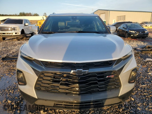 2019 Chevrolet Blazer RS with VIN 3GNKBERS1KS673158, listed as a Copart auction lot 45166445 with 80,406 mi miles and Salvage title. Bid and sale history available at DreamBid. Image 5.