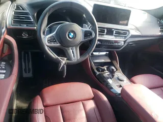 2023 BMW X4 M40i with VIN 5UX43DT06P9P68534, listed as a Copart auction lot 62252833 with 0 mi miles. Bid and sale history available at carsss.com. Image 8.
