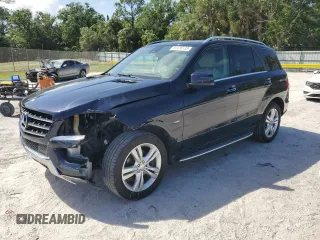 2012 Mercedes-Benz M 350 with VIN 4JGDA2EB8CA011715, listed as a Copart auction lot 51416135 with 77,026 mi miles and Salvage Title. Bid and sale history available at DreamBid. Image 1.