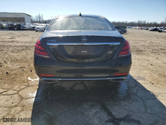 2018 Mercedes-Benz S-Class S 450 with VIN WDDUG6GB1JA366672, listed as a Copart auction lot 88140135 with 39,225 mi miles and Salvage Title. Bid and sale history available at carsss.com. Image 6.