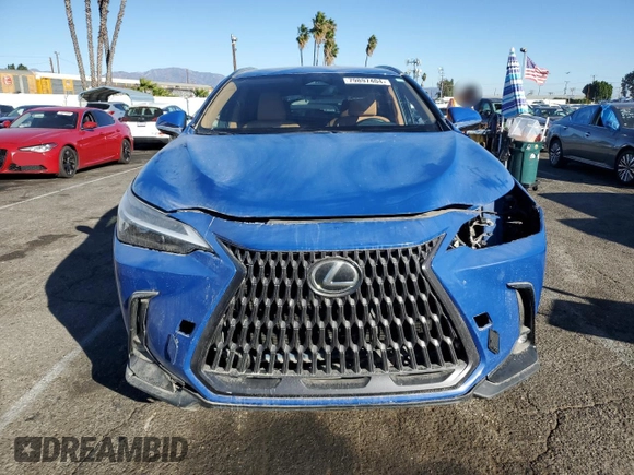 2022 Lexus NX with VIN JTJADCAZ4N5002395, listed as a Copart auction lot 79897404 with 13,612 mi miles and Salvage Title. Bid and sale history available at carsss.com. Image 5.