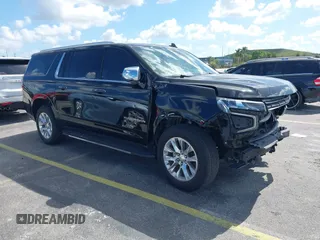 2023 Chevrolet Suburban Premier with VIN 1GNSCFKD3PR342574, listed as a IAAI auction lot 40506276 with 45,644 mi miles. Bid and sale history available at carsss.com. Image 1.