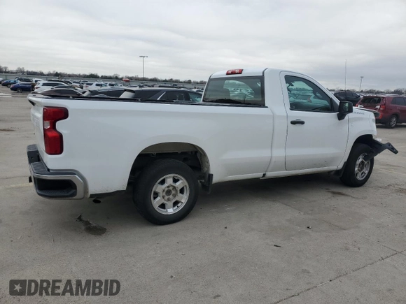 2021 Chevrolet Silverado 1500 Work Truck with VIN 3GCNWAEF2MG407021, listed as a Copart auction lot 42676445 with 24,628 mi miles and Salvage Title. Bid and sale history available at carsss.com. Image 3.