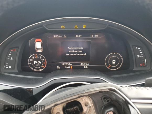 2017 Audi Q7 Premium Plus with VIN WA1LAAF78HD027417, listed as a Copart auction lot 50961825 with 122,053 mi miles and Salvage Title. Bid and sale history available at carsss.com. Image 9.