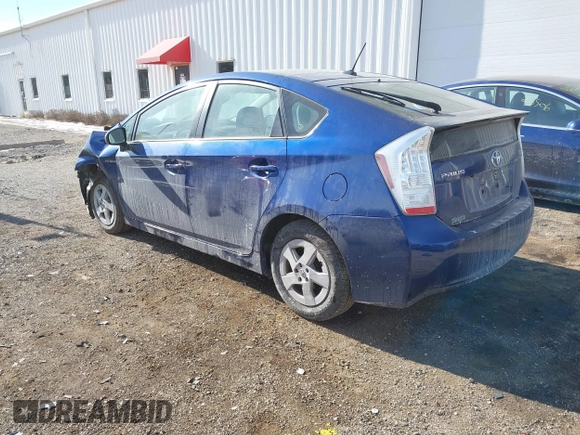 2010 Toyota Prius II with VIN JTDKN3DU9A0108207, listed as a IAAI auction lot 41448316 with 184,687 mi miles. Bid and sale history available at carsss.com. Image 3.