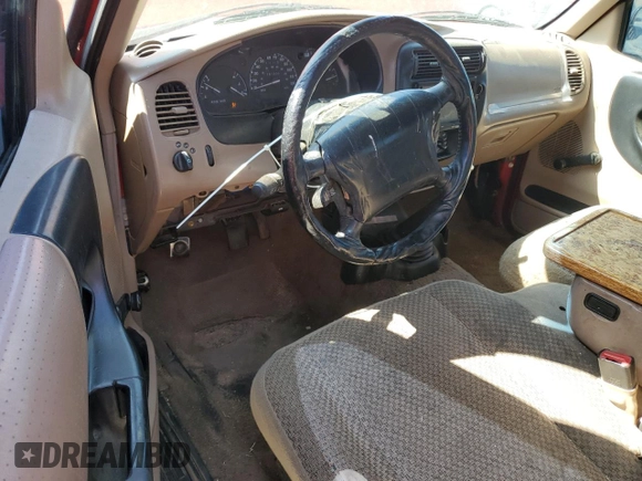 1999 Ford Ranger XL with VIN 1FTYR14C0XPA44326, listed as a Copart auction lot 60480675 with 261,608 mi miles and Clean title. Bid and sale history available at DreamBid. Image 8.