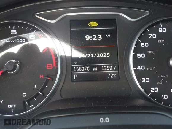 2016 Audi A3 2.0T Premium Plus with VIN WAUJ8GFF5G1048922, listed as a IAAI auction lot 42095992 with 136,070 mi miles. Bid and sale history available at carsss.com. Image 7.