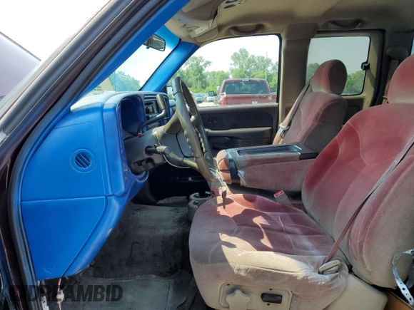2001 GMC Sierra 1500 SLE with VIN 1GTEK19T71E172257, listed as a Copart auction lot 60204105 with 244,741 mi miles and Clean title. Bid and sale history available at DreamBid. Image 7.