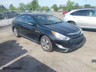 2015 Hyundai Sonata Hybrid Limited with VIN KMHEC4A44FA129122, listed as a IAAI auction lot 42098724 with 140,792 mi miles. Bid and sale history available at carsss.com. Image 1.
