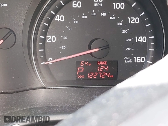 2014 Kia Sorento LX with VIN 5XYKT4A63EG457302, listed as a IAAI auction lot 41859779 with 122,724 mi miles. Bid and sale history available at carsss.com. Image 7.