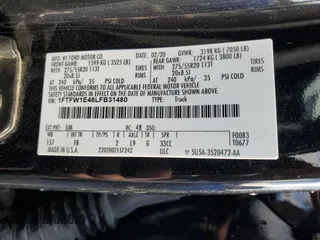 2020 Ford F-150 XL with VIN 1FTFW1E48LFB31480, listed as a Copart auction lot 47610115 with 81,384 mi miles and Salvage Title. Bid and sale history available at carsss.com. Image 13.