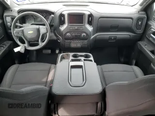 2022 Chevrolet Silverado 1500 Custom with VIN 1GCPABEK8NZ564404, listed as a Copart auction lot 47137815 with 24,760 mi miles and Salvage Title. Bid and sale history available at DreamBid. Image 8.