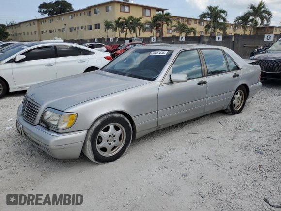 1999 Mercedes-Benz S with VIN WDBGA57G4XA413618, listed as a Copart auction lot 50457675 with 125,503 mi miles and Clean Title. Bid and sale history available at DreamBid. Image 1.