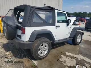 2018 Jeep Wrangler Sport S with VIN 1C4GJWAG3JL923728, listed as a Copart auction lot 62658595 with Not provided miles and Non repairable. Bid and sale history available at DreamBid. Image 3.