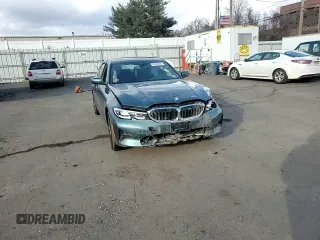 2021 BMW 3 Series 330i xDrive with VIN WBA5R7C03MFK53782, listed as a Copart auction lot 43903465 with 48,445 mi miles and Salvage Title. Bid and sale history available at carsss.com. Image 10.