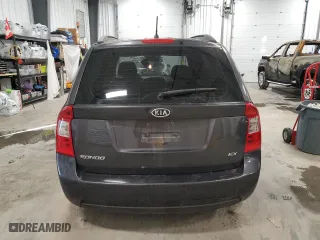 2008 Kia Rondo LX Base with VIN KNAFG525287212765, listed as a Copart auction lot 87700005 with 286,337 mi miles and Salvage Title. Bid and sale history available at carsss.com. Image 6.