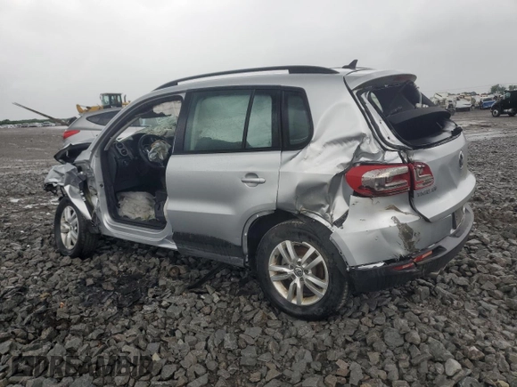 2017 Volkswagen Tiguan S with VIN WVGAV7AXXHK039703, listed as a Copart auction lot 59175923 with Not provided miles and Salvage title. Bid and sale history available at DreamBid. Image 2.