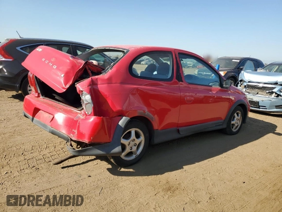 2001 Toyota ECHO with VIN JTDAT123310101771, listed as a Copart auction lot 69659284 with 191,327 mi miles and Salvage Title. Bid and sale history available at DreamBid. Image 3.