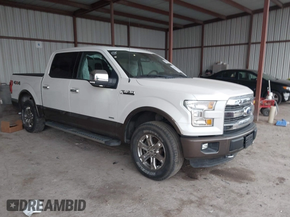 2015 Ford F-150 XLT with VIN 1FTEW1EP0FFB33802, listed as a IAAI auction lot 41527812 with 75,119 mi miles. Bid and sale history available at carsss.com. Image 1.