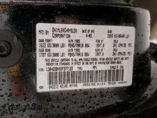 2003 Dodge Durango SLT Plus z VIN 1D8HS58N93F577123, wystawiony jako Copart lot #42788085 z przebiegiem 88 804 mil mil oraz Szkoda całkowita • Salvage title. Historia ofert i sprzedaży dostępna na DreamBid. Obrazek 13.