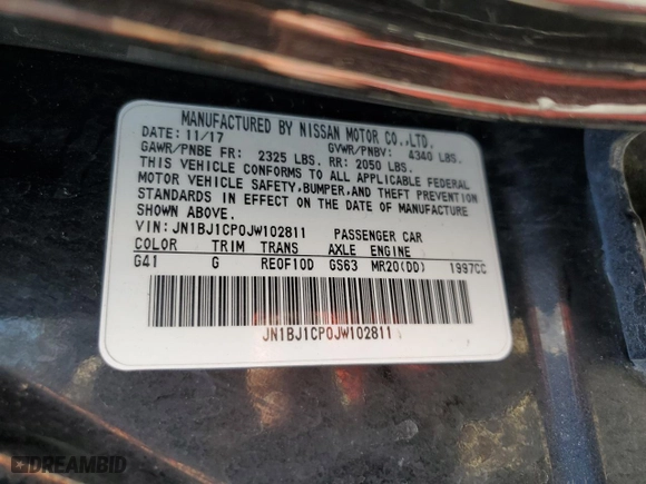 2018 Nissan Rogue Sport S with VIN JN1BJ1CP0JW102811, listed as a Copart auction lot 89300535 with 56,462 mi miles and Salvage Title. Bid and sale history available at carsss.com. Image 14.