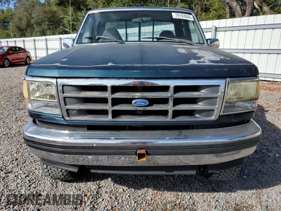 1995 Ford F-150 with VIN 1FTEX14H6SKA61500, listed as a Copart auction lot 79183944 with 0 mi miles and Salvage Title. Bid and sale history available at carsss.com. Image 5.
