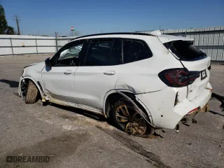 2022 BMW X3 M40i with VIN 5UX83DP08N9J69708, listed as a Copart auction lot 48850515 with 0 mi miles and Salvage Title. Bid and sale history available at carsss.com. Image 2.