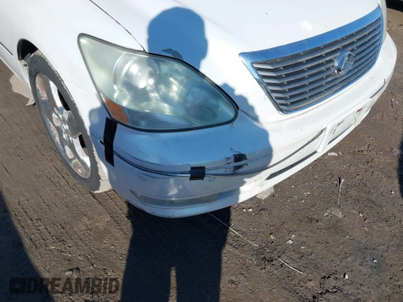 2005 Lexus LS 430 z VIN JTHBN36F855003387, wystawiony jako IAAI lot #41455883 z przebiegiem 279 683 mil mil oraz . Historia ofert i sprzedaży dostępna na DreamBid. Obrazek 6.