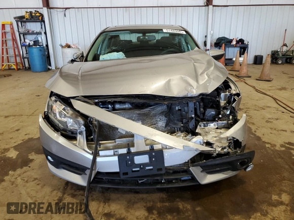 2017 Honda Civic Sedan EX-T with VIN 19XFC1F34HE203114, listed as a Copart auction lot 51485085 with 58,383 mi miles and Salvage Title. Bid and sale history available at carsss.com. Image 5.