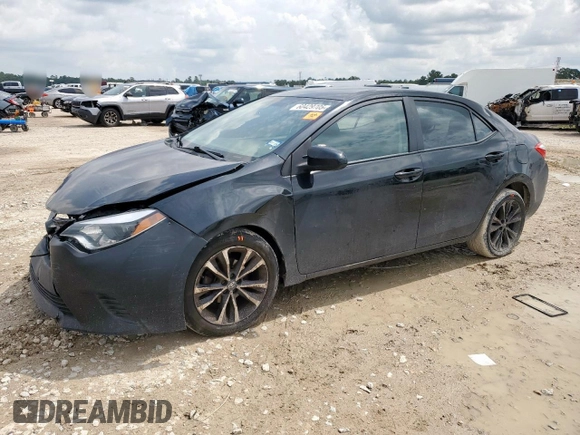 2016 Toyota Corolla L with VIN 5YFBURHE5GP400105, listed as a Copart auction lot 60429705 with 182,922 mi miles and Salvage title. Bid and sale history available at DreamBid. Image 1.