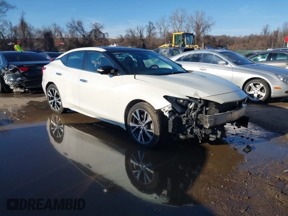 2017 Nissan Maxima SV with VIN 1N4AA6AP2HC384136, listed as a IAAI auction lot 41552763 with 89,657 mi miles and . Bid and sale history available at DreamBid. Image 1.