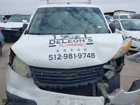 2015 Chevrolet City Express Cargo Van LS with VIN 3N63M0YN4FK719591, listed as a IAAI auction lot 41581603 with 163,778 mi miles. Bid and sale history available at carsss.com. Image 12.