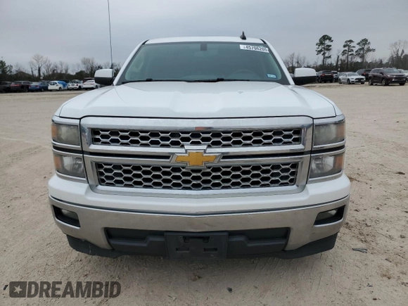 2015 Chevrolet Silverado 1500 LT with VIN 1GCRCREH4FZ387609, listed as a Copart auction lot 45706205 with 136,500 mi miles and Salvage Title. Bid and sale history available at carsss.com. Image 5.