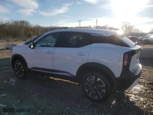 2025 Nissan Kicks SV with VIN 3N8AP6CB3SL312825, listed as a Copart auction lot 81908834 with 1,128 mi miles and Salvage Title. Bid and sale history available at carsss.com. Image 2.